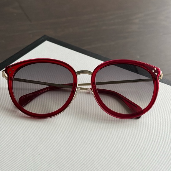 Red Céline Sunglasses - Picture 3 of 6